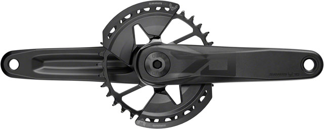 SRAM Eagle 70 T-Type Wide Crankset - 175mm, 12-Speed, 32t Chainring, Direct Mount, 2-Guards, DUB Spindle Interface, Black