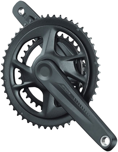 FSA Omega AGX+ Crankset, 46/30T, 165mm, MegaExo