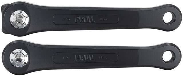 Paul Component Engineering 100% Pure Paul Crankset - 175mm, Square Taper JIS Spindle Interface, 3-Bolt Type Chainring Mount, Black