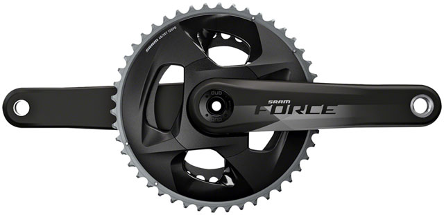 SRAM Force AXS Crankset - 172.5mm, 12-Speed, 46/33t, Direct Mount, Cannondale Ai, DUB Spindle Interface, Natural Carbon, D1
