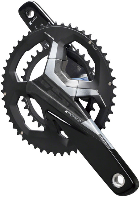 Full Speed Ahead K-Force WE Crankset - 170mm, 11/12-Speed, 50/34t, 110 BCD, 386 EVO Spindle Interface, Black