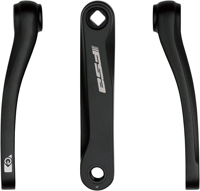 Full Speed Ahead CK-758 Crank Arm Set Ebike JIS 155mm, without bolts, Black