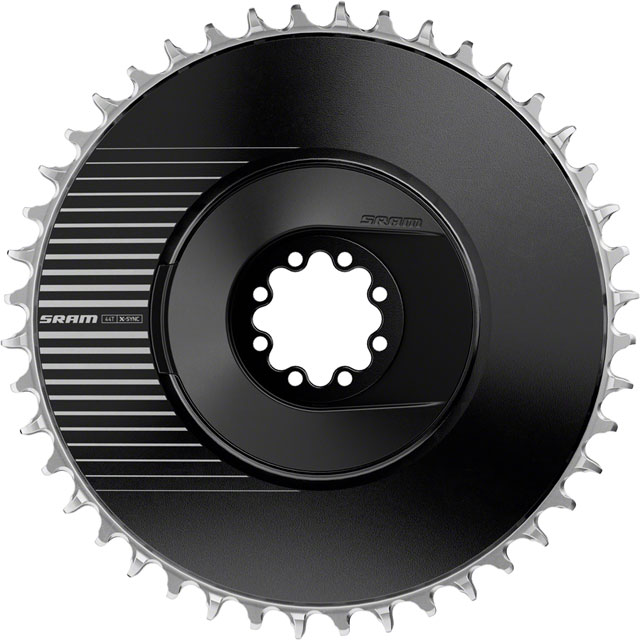 SRAM RED Aero X-Sync Direct Mount Chainring - 44t, 12-Speed, 8-Bolt Direct Mount, 6.5mm Offet, Black, E1