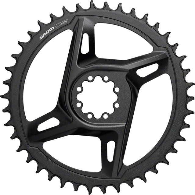SRAM Rival X-Sync Direct Mount Road Chainring - 46t, 12-Speed, 8-Bolt Direct Mount, 6.5mm Offset, Black, E1