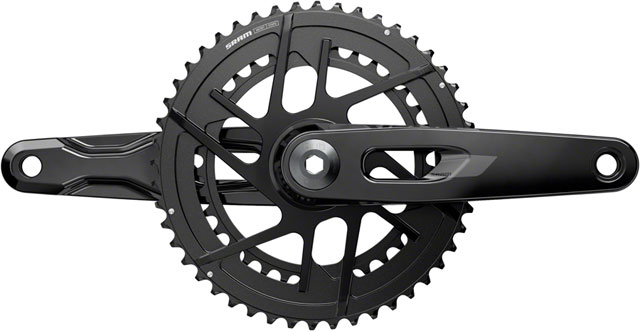 SRAM Rival Crankset - 175mm, 12-Speed, 48/35t, 8-Bolt Direct Mount, DUB Spindle, Black, E1
