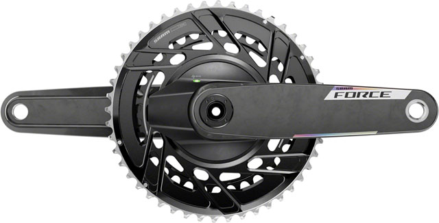 SRAM Force AXS Power Meter Crankset - 175mm, 12-Speed, 50/37t Thread Mount, 8-Bolt PM Spider, DUB Spindle, Carbon, E1