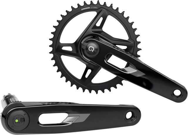 SRAM Rival 1x XPLR AXS Power Meter Wide Crankset - 172.5mm, 12/13-Speed, 42t, 8-Bolt Direct Mount, DUB PM Spindle, Black, E1