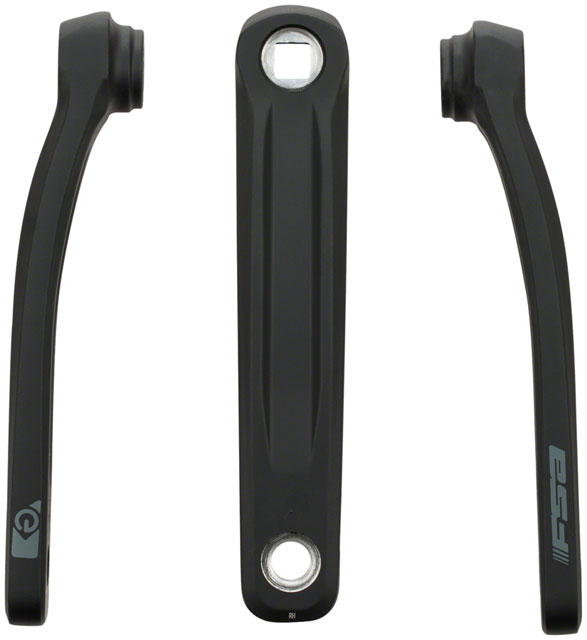 Full Speed Ahead CK-320 JIS Ebike Crank Arm Setet - 160mm, JIS Without Bolts, Fits Yamaha PW and Shimano, Black