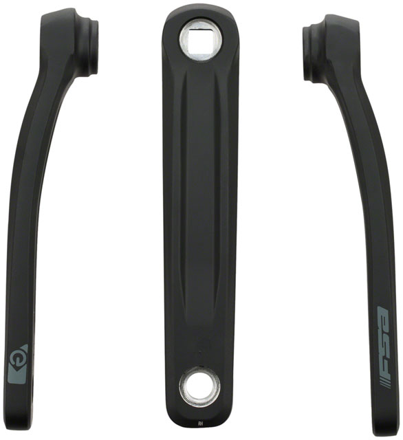 Full Speed Ahead CK-320 JIS Ebike Crank Arm Setet - 155mm, JIS Without Bolts, Fits Yamaha PW and Shimano, Black