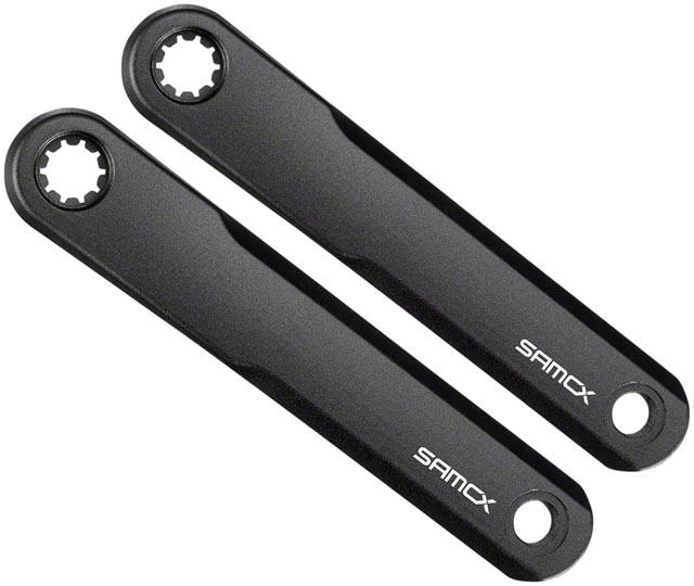 Samox E3 BO Ebike Crank Arm Set - 165mm, Bosch GEN 3 (BNI Spindle), 5mm offset, Black
