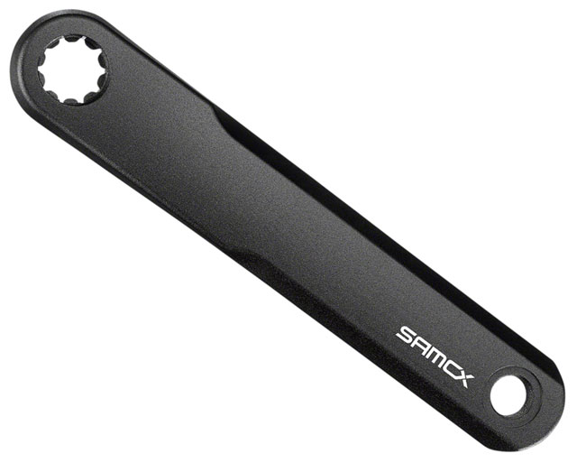 Samox E3 BR Ebike Crank Arm Set - 160mm, Specialized w/BROSE (ISIS Spindle), 0mm offset Right / 5mm offset Left, Black