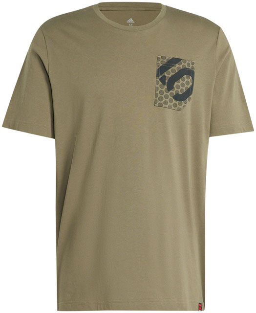 Five Ten Botb T-Shirt - Olive Strata, Men's, Medium