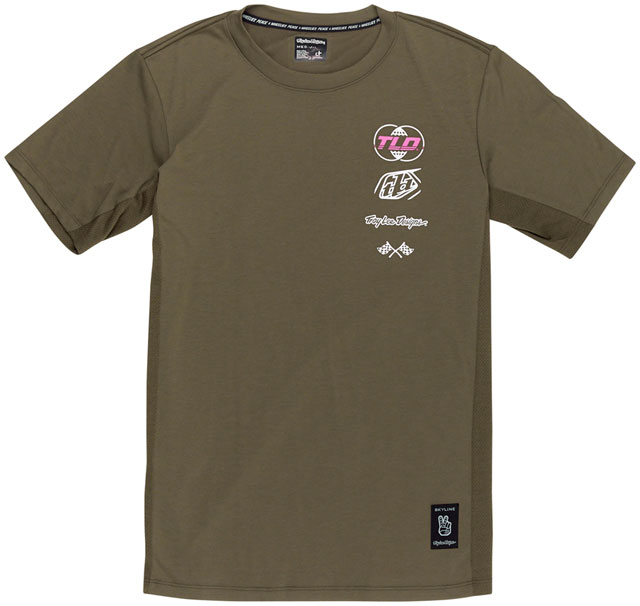 Troy Lee Designs Skyline Short Sleeve Ride Tee – Worldwide Caper, Medium