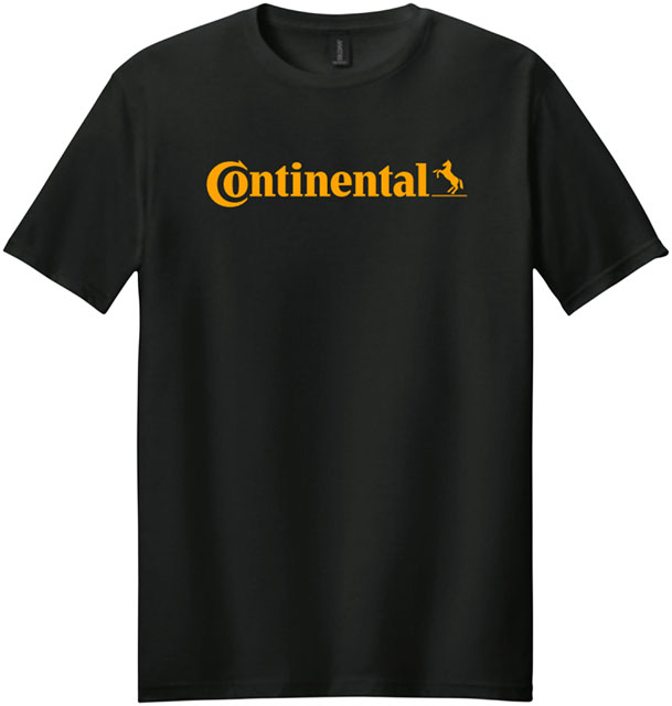 Continental Logo T-Shirt - Black, 2XLarge