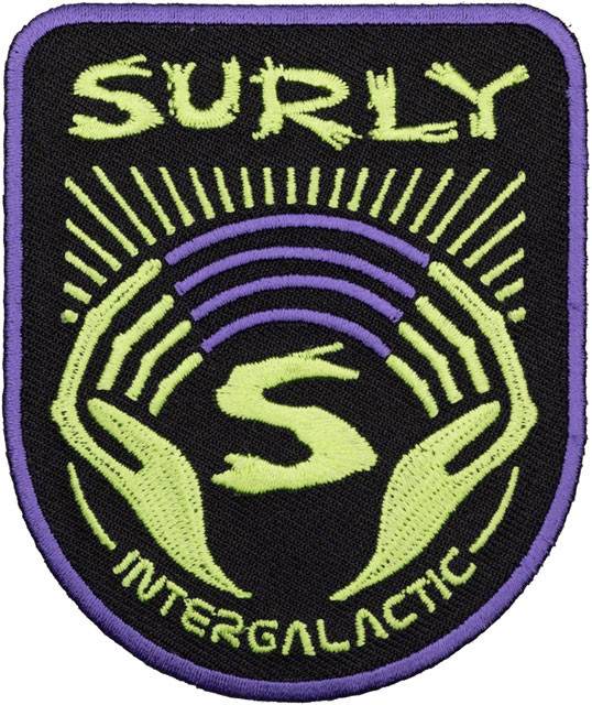 Surly Intergalactic Patch: Black/Purple/Green