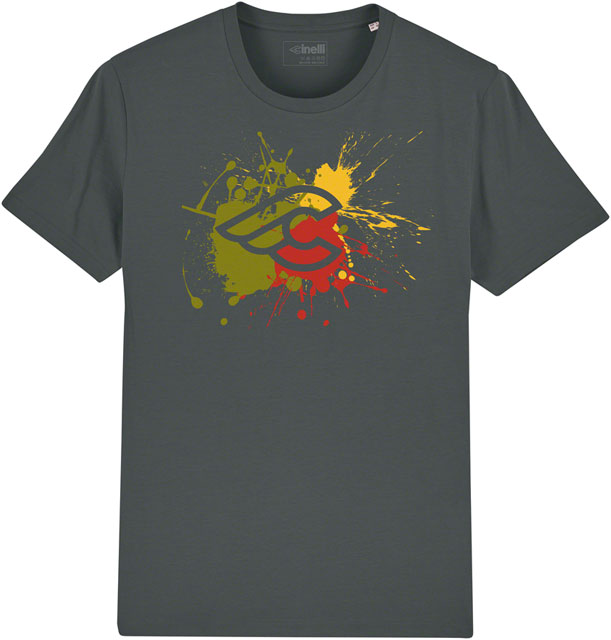 Cinelli Splash T-Shirt - Charcoal, Small
