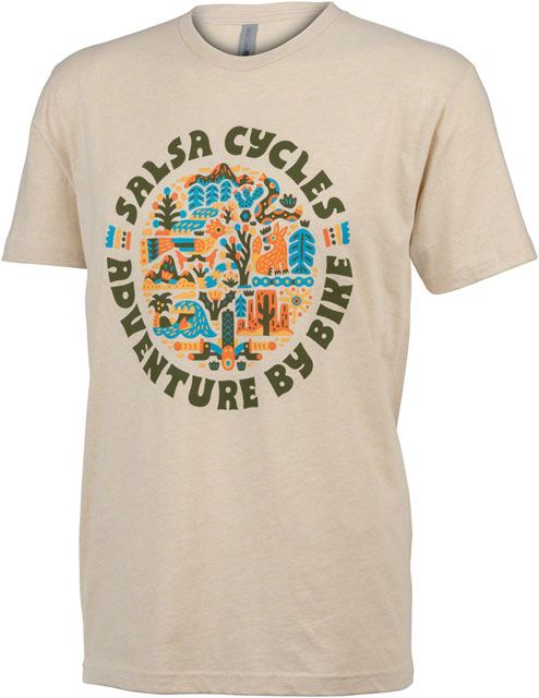 Salsa Planet Wild Men's T-Shirt - Natural, Medium