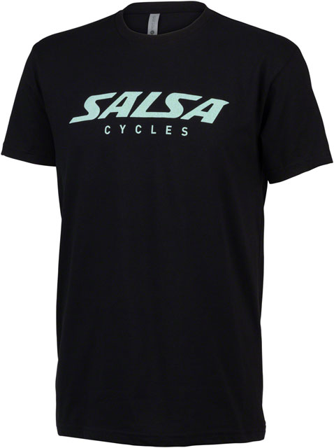 Salsa Block Men's T-Shirt - Black, Grey/Blue, Medium