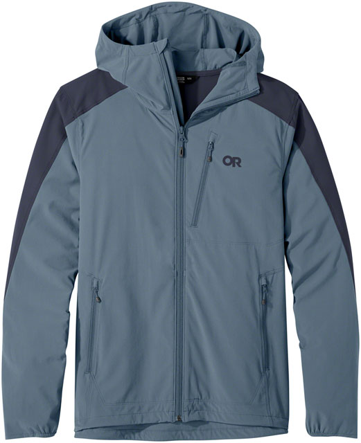 Outdoor Research Ferrosi Hoodie - Nimbus/Naval Blue, X-Large, Men's