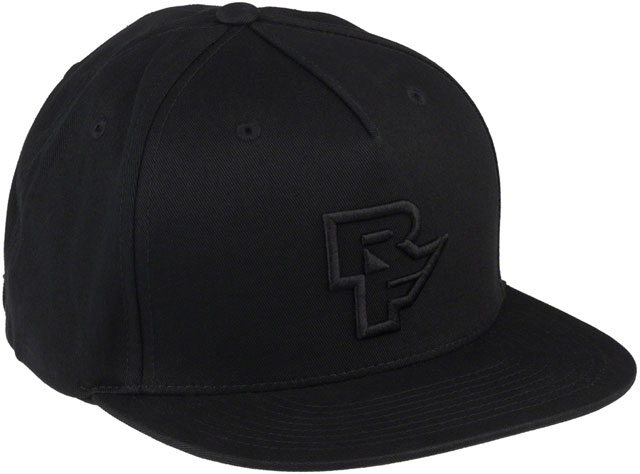 RaceFace Classic Logo Snapback Hat - Black, One Size
