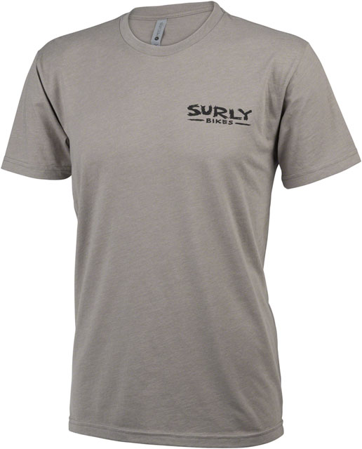 Surly The Ultimate Frisbee Men's T-Shirt - Gray, Small