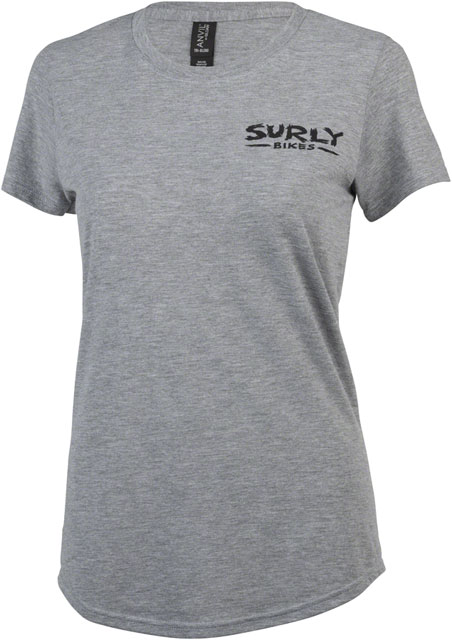 Surly The Ultimate Frisbee Women's T-Shirt - Gray, Large