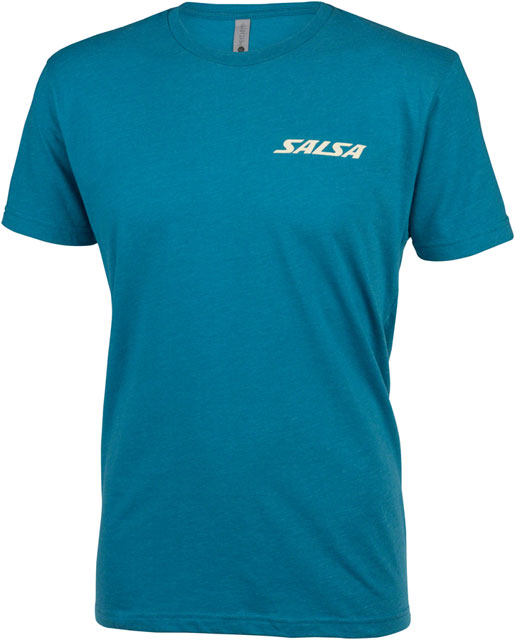 Salsa Men's Campout T-Shirt - Large, Teal