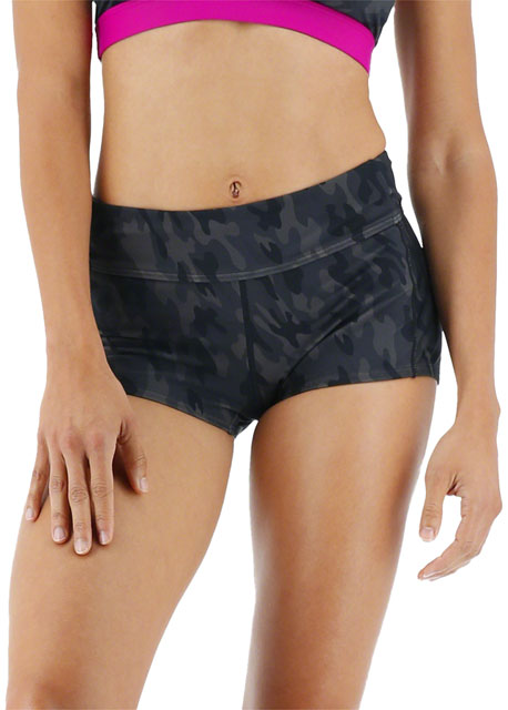 TYR Blackout Camo Boyshort - Women's, Black, Size 12