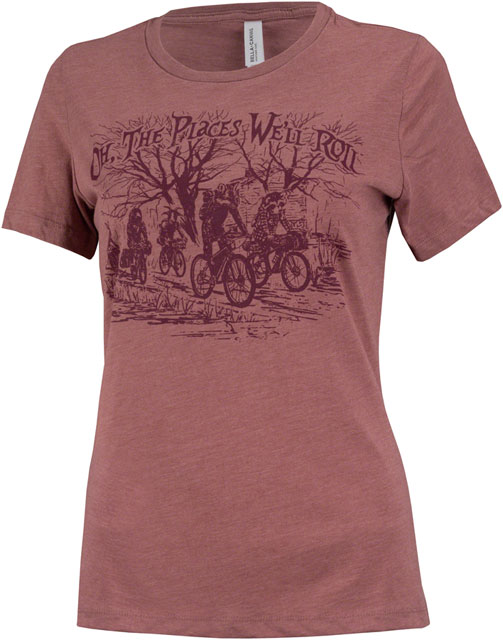 Surly How We Roll Tee Heather Mauve Women X-Large