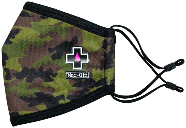 Muc-Off Reusable Face Mask - Woodland Camo, Small
