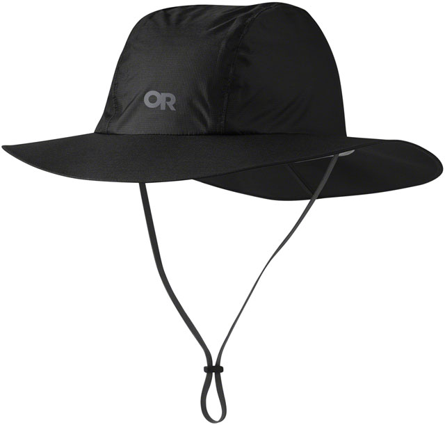 Outdoor Research Helium Rain Full Brim Hat - Black, Large/X-Large