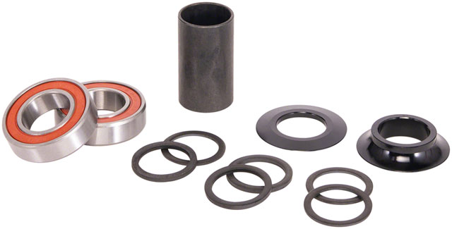 Salt Plus Echo Mid Bottom Bracket Set - 22mm, Black