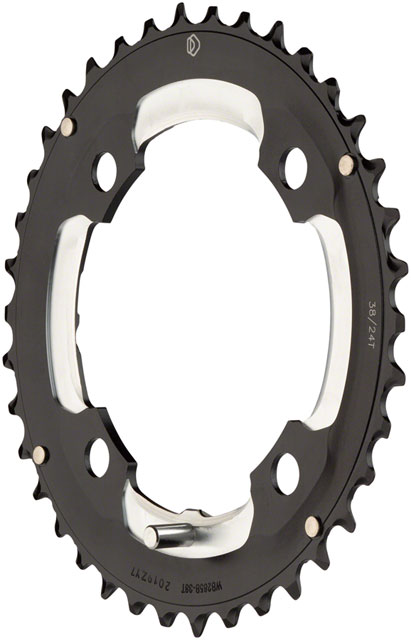 Dimension Multi Speed Chainring - 38T, 104mm BCD, 4-Bolt, Outer, Black