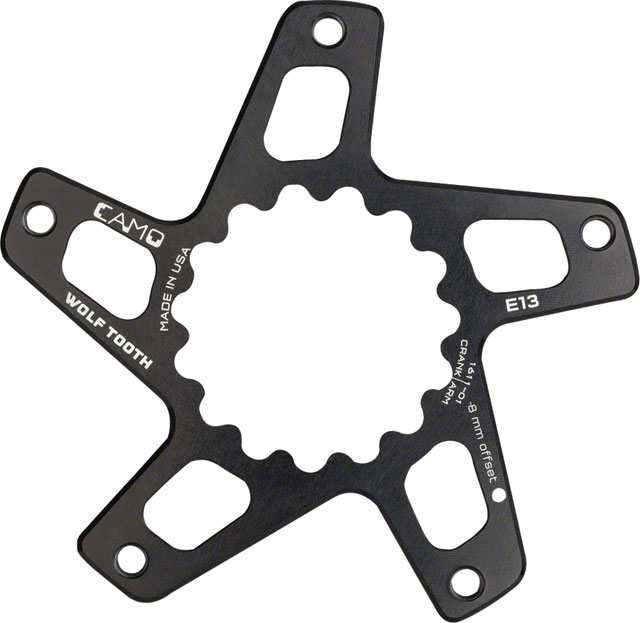 Wolf Tooth CAMO E13 Direct Mount Spider - M8 for 49mm Chainline/6mm Offset