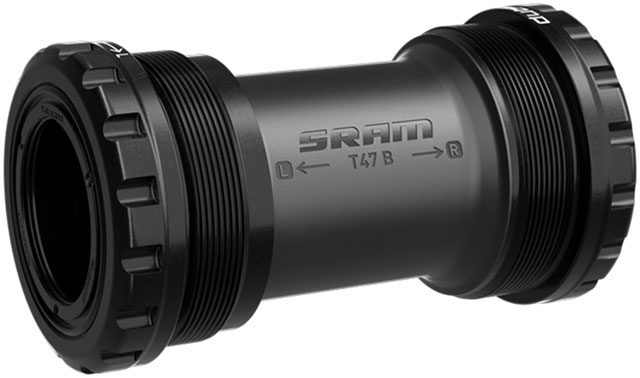 SRAM DUB T47 Bottom Bracket - T47, 68mm, Road and Road Wide, Black