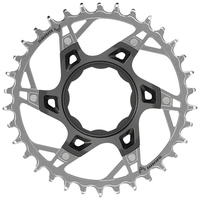 SRAM XX T-Type Chainring - 34t TQ Ebike Direct Mount, Silver