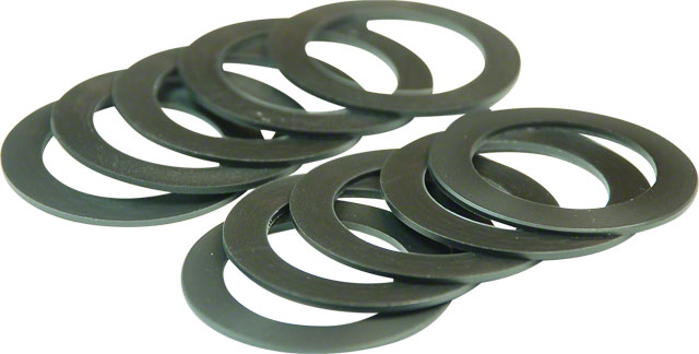 Wheels Manufacturing Spindle Spacers - 1mm, For 30mm Spindles, Pack/10