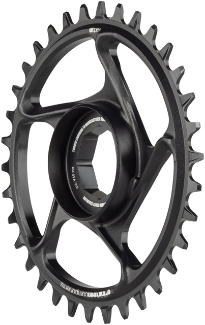 e*thirteen e*spec Aluminum Direct Mount Chainring 34t for Brose S Mag, Black
