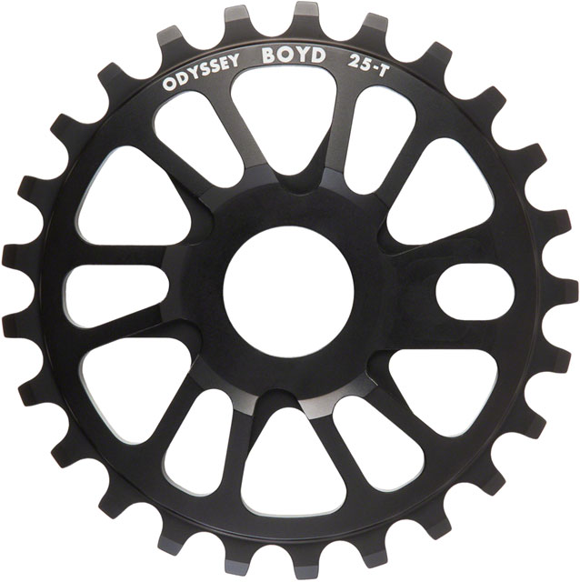 Odyssey Boyd Sprocket - 25t, CNC Machined 7075-T6 Aluminum, Black