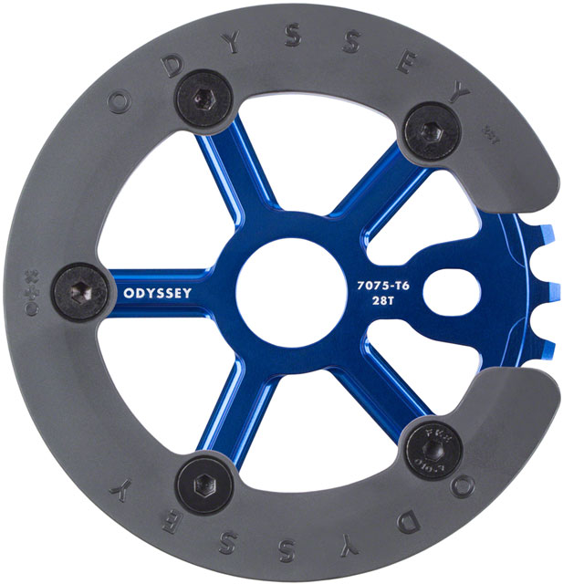 Odyssey Utility Pro Guard Sprocket - 28t, Anodized Blue
