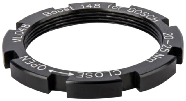 Full Speed Ahead eBike Lockring for Bosch - Boost148, Anodized Black