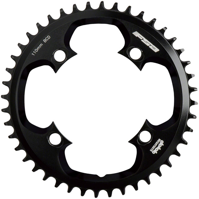 Full Speed Ahead SL-K Megatooth Chainring - 38t, 110mm BCD, For 1x11-Speed, Black