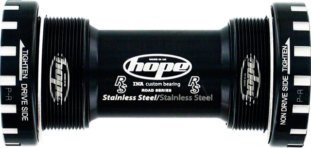 Hope BSA30 Threaded Bottom Bracket - 68/73/83/100/120mm, For 30mm Spindle, Stainless, Black