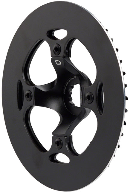 Benno Replacement Chainring and Spider for RemiDemi - 20-21, 48t, Black with Guard