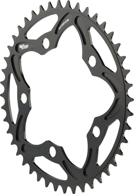 Onyx 5 Bolt Chainring: 43t, Black
