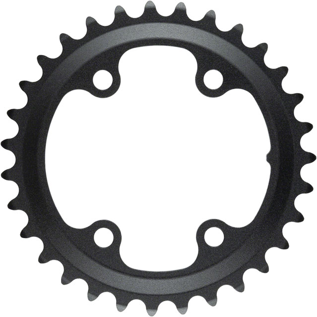 microSHIFT Sword Chainring - 31t, 80 Asym BCD, Inner ring for 2 x 9/10-Speed, Black