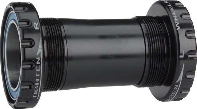 Wheels Manufacturing BSA 30 Bottom Bracket - English (BSA) Frame Interface, ABEC-3 Bearings, For 30mm Spindle, Black