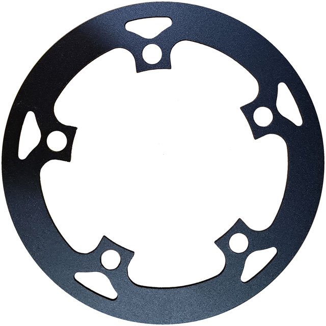 Samox BG22 Chainring Guard/Guide - For 36-46t, 110 BCD, Aluminum, Black