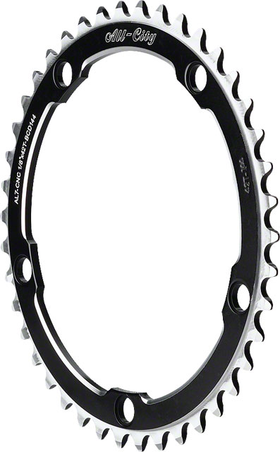 All-City 42T 144 Black 1/8 612 Track Ring