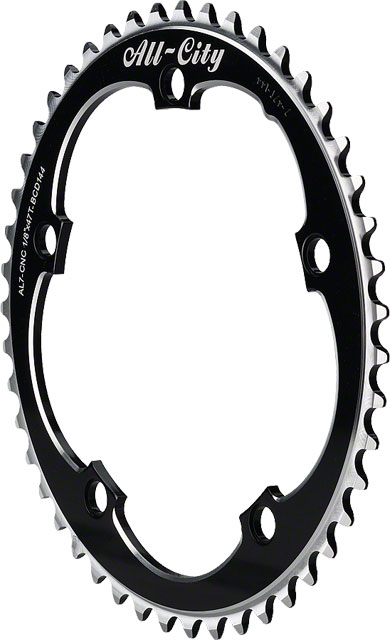 All-City 47T 144 Black 1/8 612 Track Ring